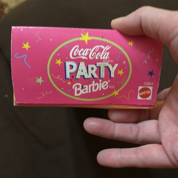 NIB coca-cola party barbie red dress with coke polar bear - Picture 5 of 6